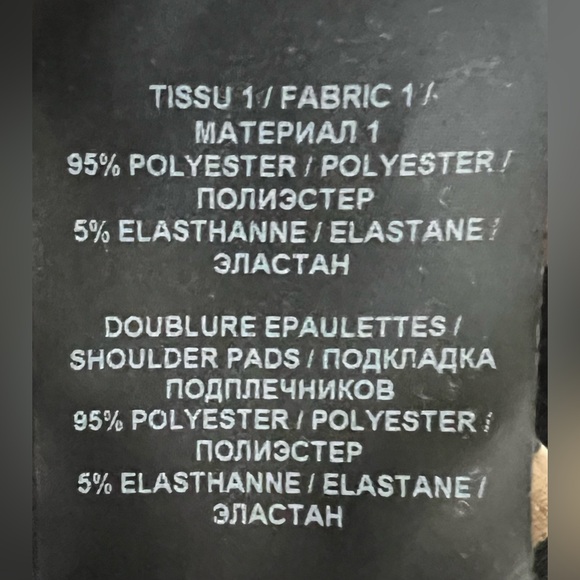 Balmain Paris Velvet Monogram Logo Top Size 40 NWOT Designer Long Sleeve Luxury - Picture 7 of 8